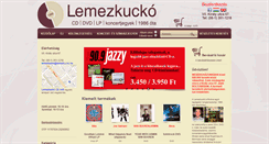 Desktop Screenshot of cdbolt.lemezkucko.hu